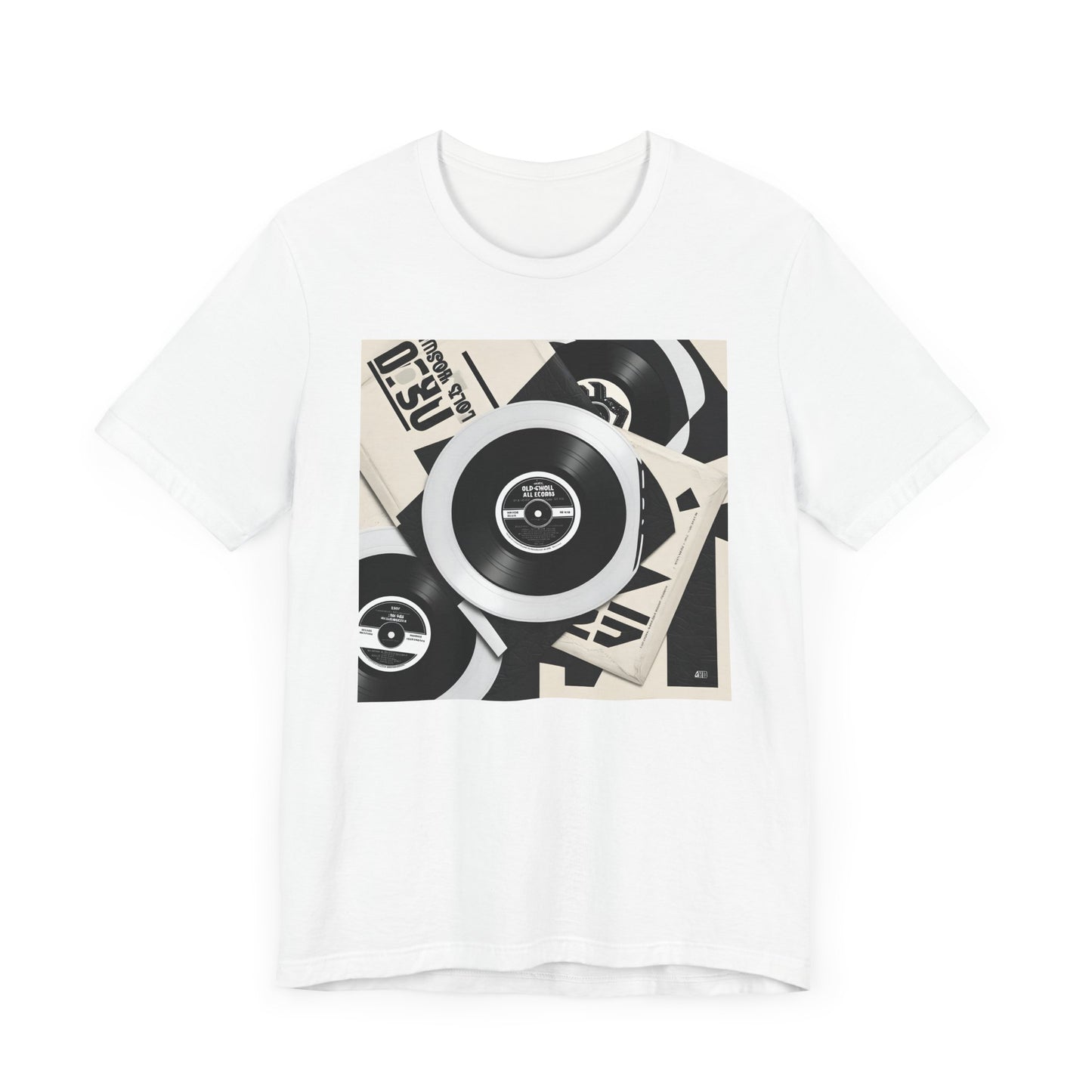 Black Vinyl Record T-Shirt