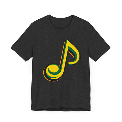 Golden Music Note T-Shirt