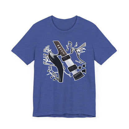 Black and White Guitar T-Shirt