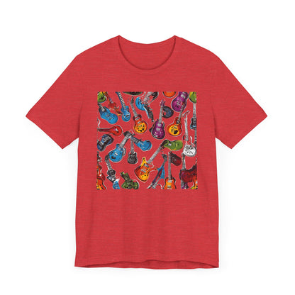 Colorful Multiple Guitars T-Shirt