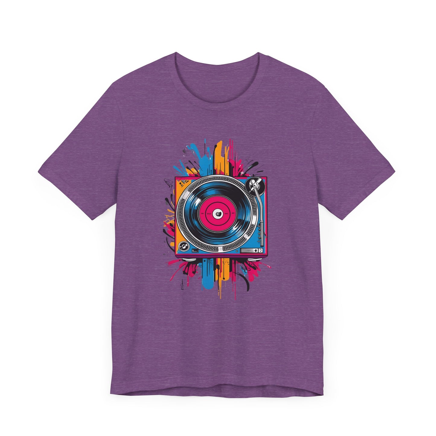 Neon Vinyl Record T-Shirt