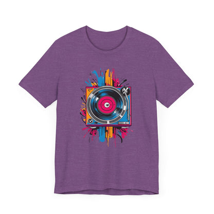Neon Vinyl Record T-Shirt
