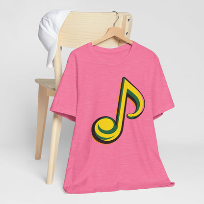Golden Music Note T-Shirt