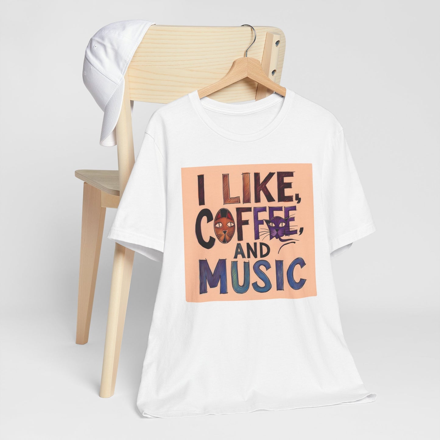 Coffee, Cats and Music VI T-Shirt
