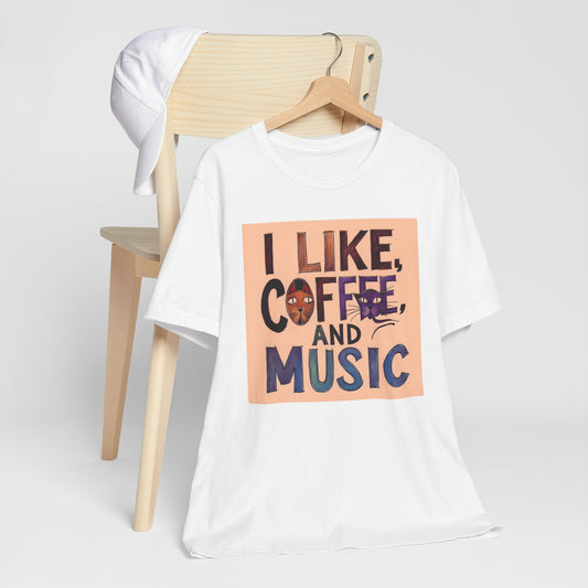 Coffee, Cats and Music VI T-Shirt