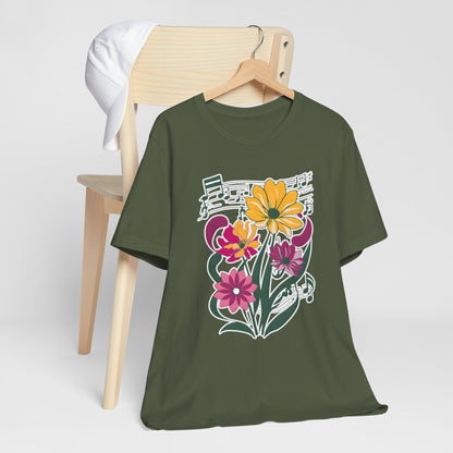 Flower and Music X T-Shirt