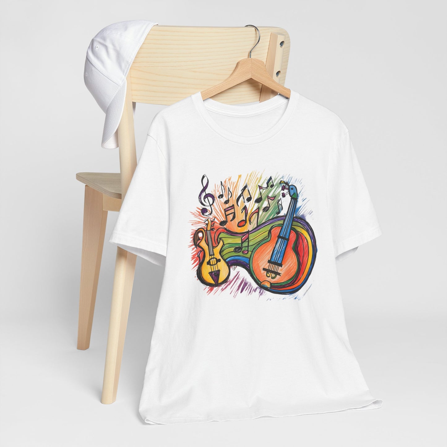 Color Guitars and Notes T-Shirt