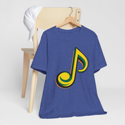 Golden Music Note T-Shirt