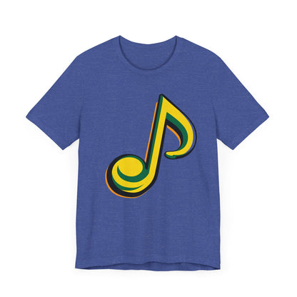 Golden Music Note T-Shirt
