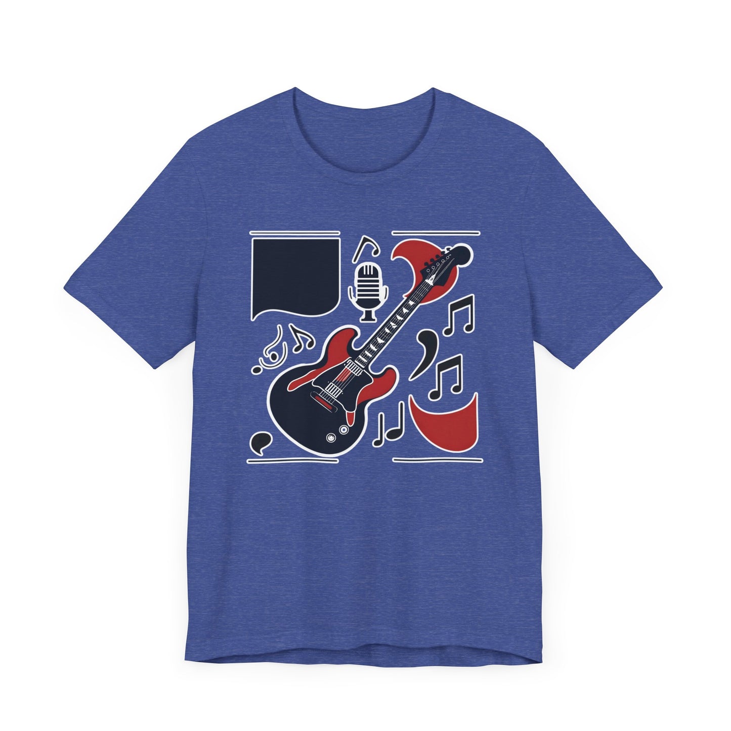 Black & Red Guitar T-Shirt