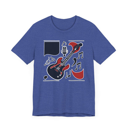 Black & Red Guitar T-Shirt
