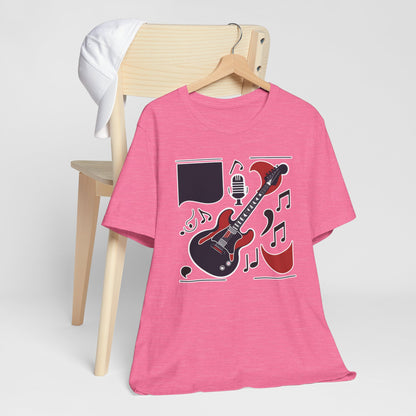 Black & Red Guitar T-Shirt