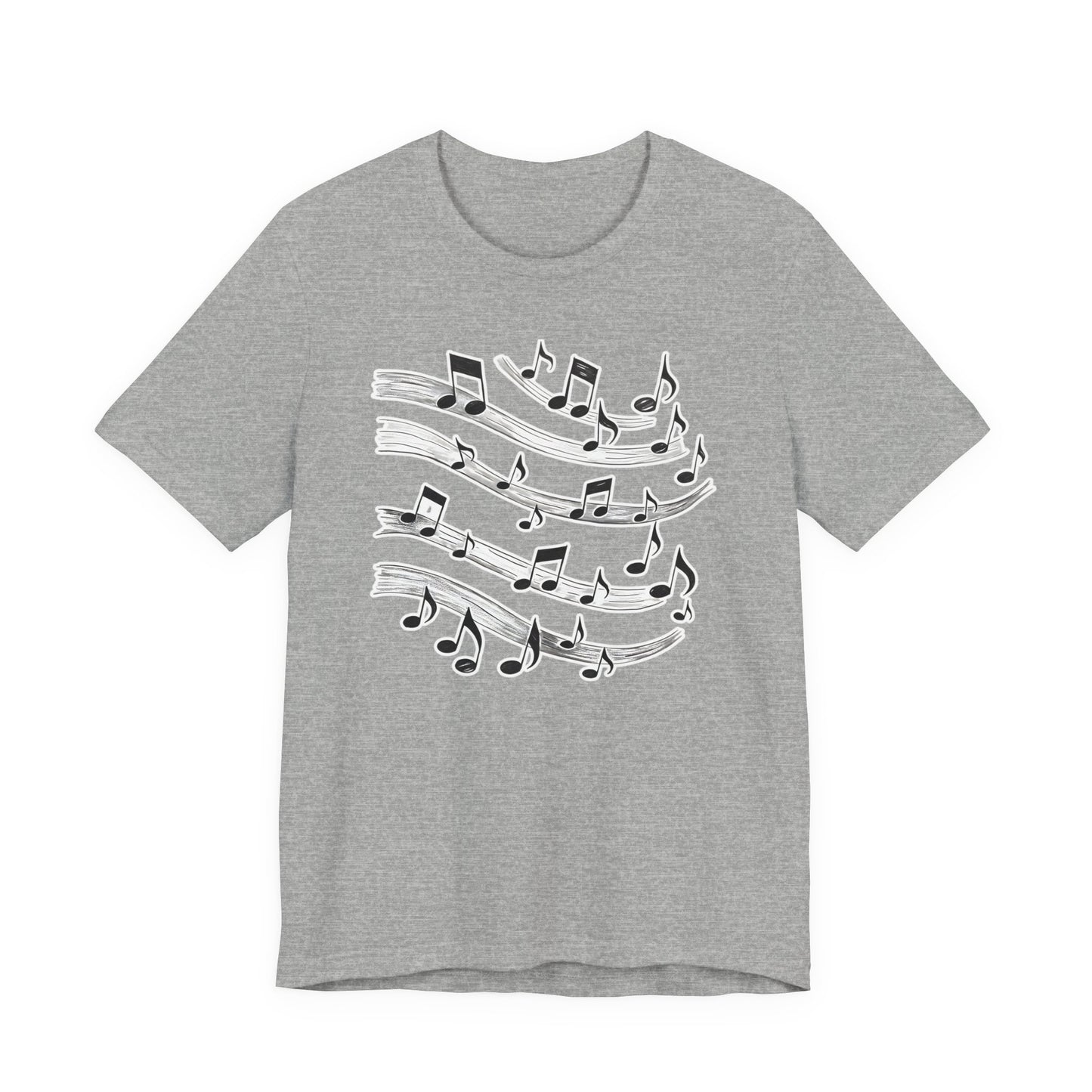 Music Notes Wave T-Shirt