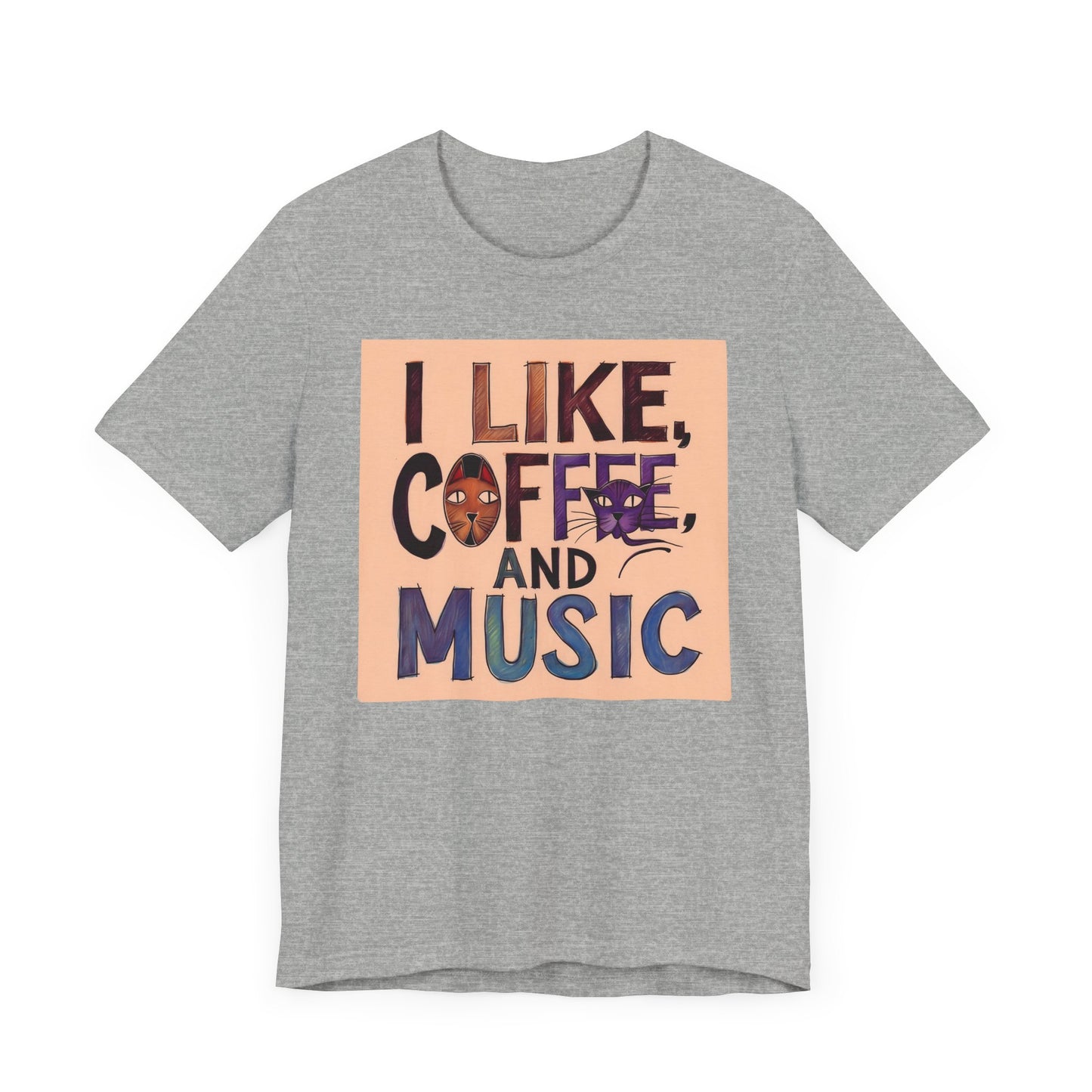 Coffee, Cats and Music VI T-Shirt
