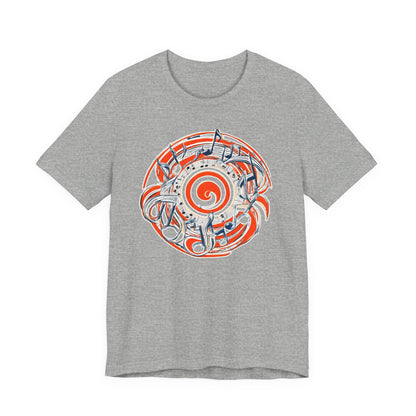 Round Music Note T-Shirt
