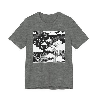 White Music Clouds T-Shirt