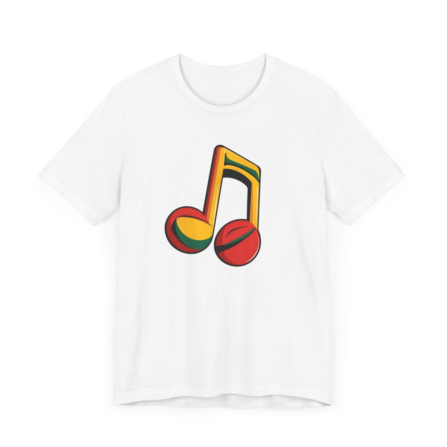 Colorful Music Note T-Shirt