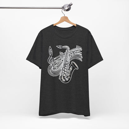 Note Saxophone T-Shirt