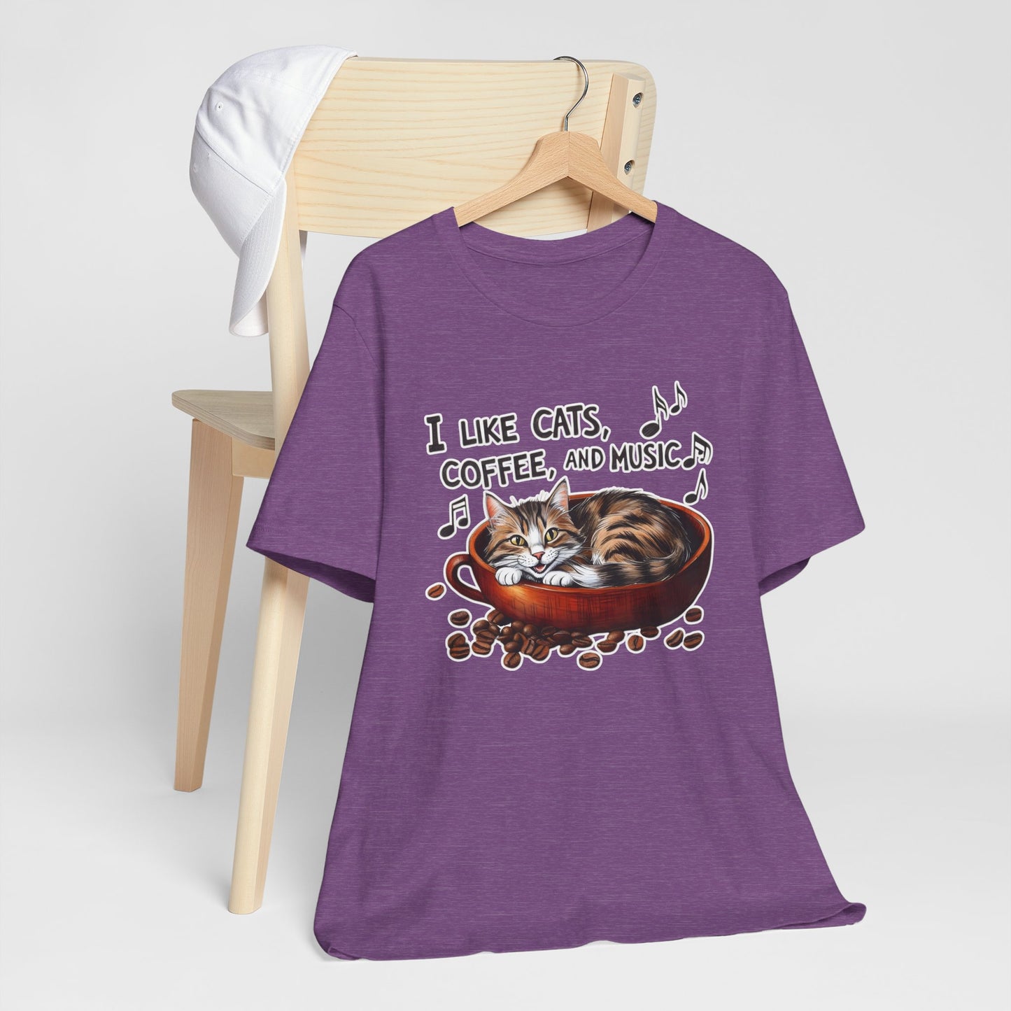 Coffee, Cats and Music IV T-Shirt