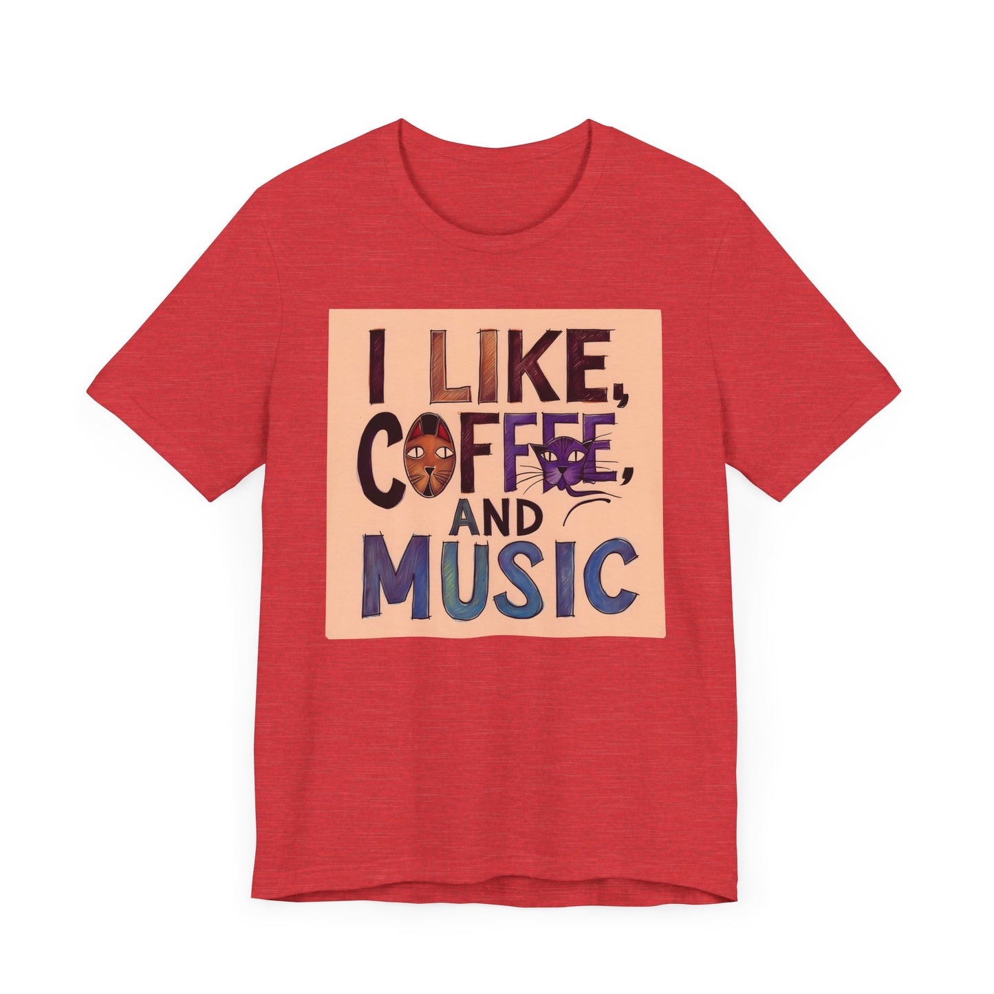 Coffee, Cats and Music VI T-Shirt