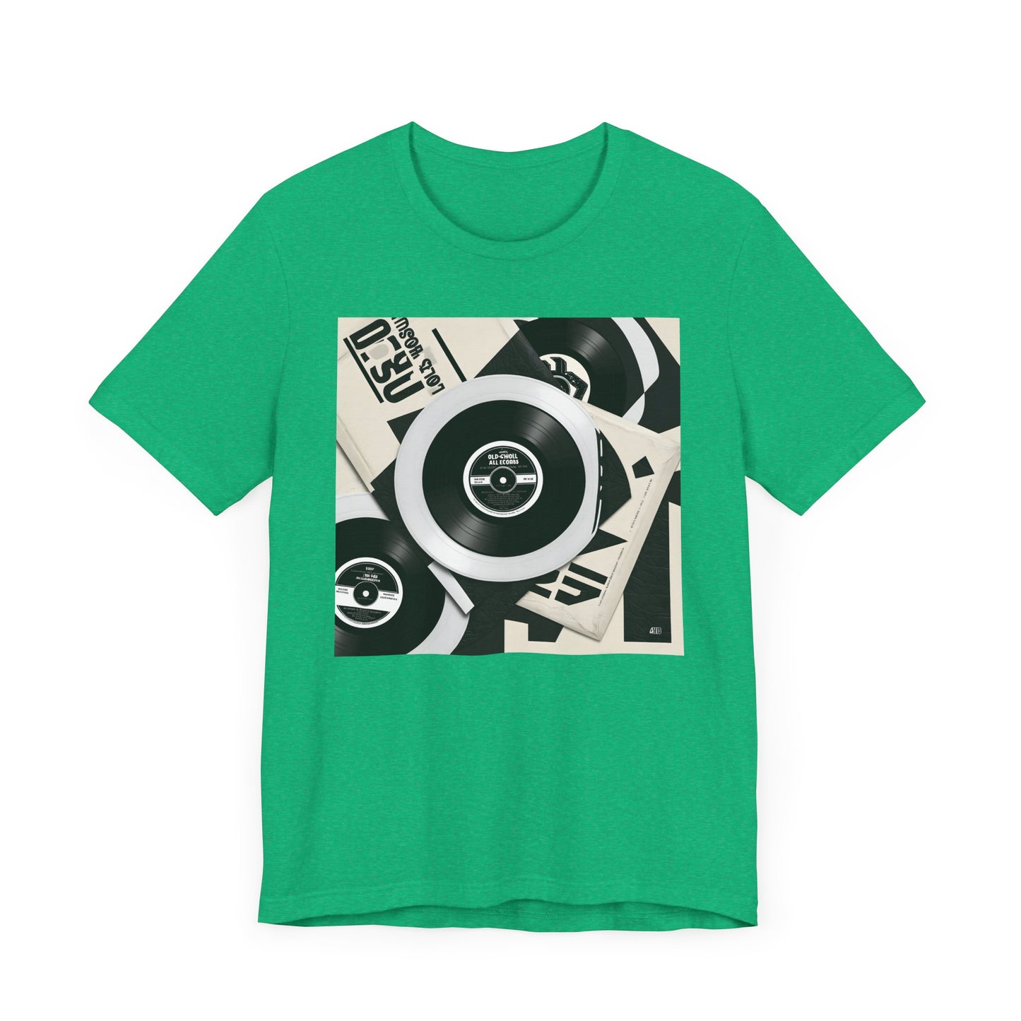 Black Vinyl Record T-Shirt