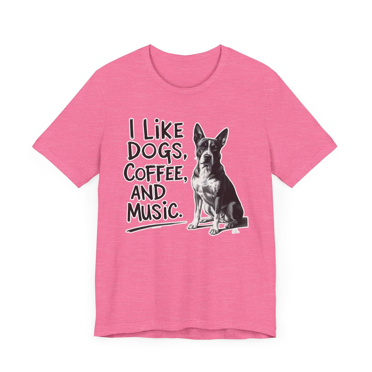 Dog, Coffee and Music T-Shirt