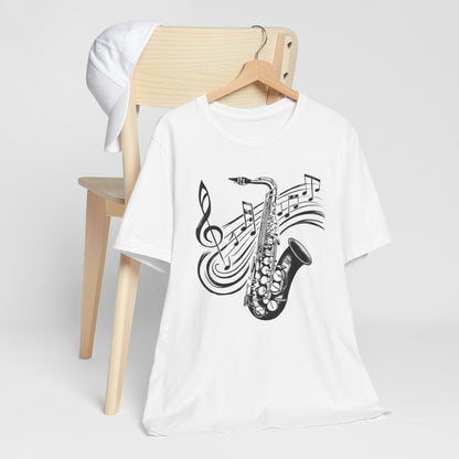 Note Saxophone T-Shirt