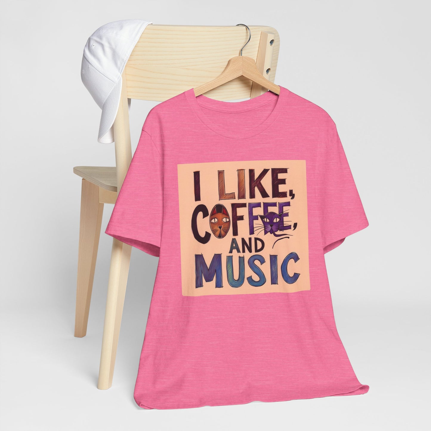 Coffee, Cats and Music VI T-Shirt