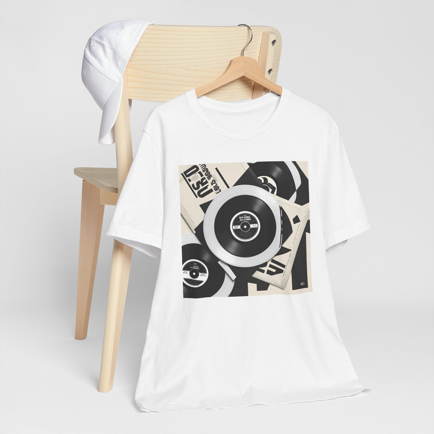 Black Vinyl Record T-Shirt