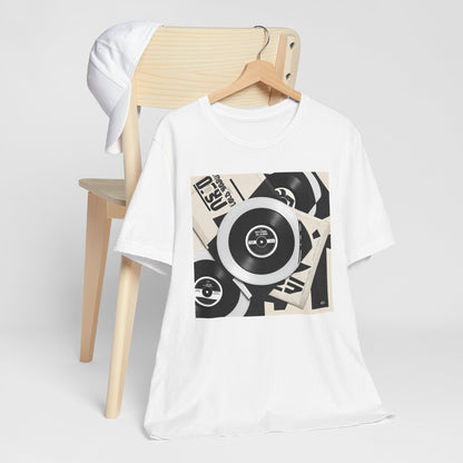 Black Vinyl Record T-Shirt