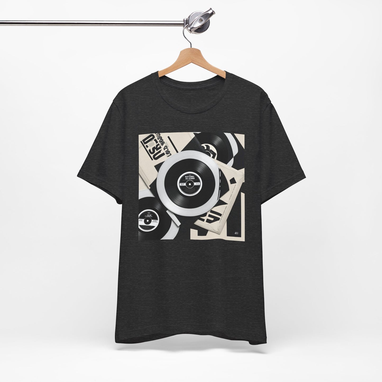 Black Vinyl Record T-Shirt