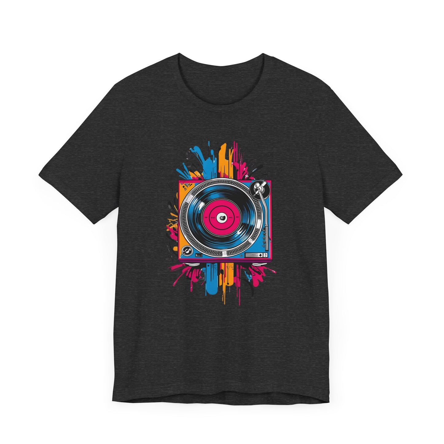 Neon Vinyl Record T-Shirt