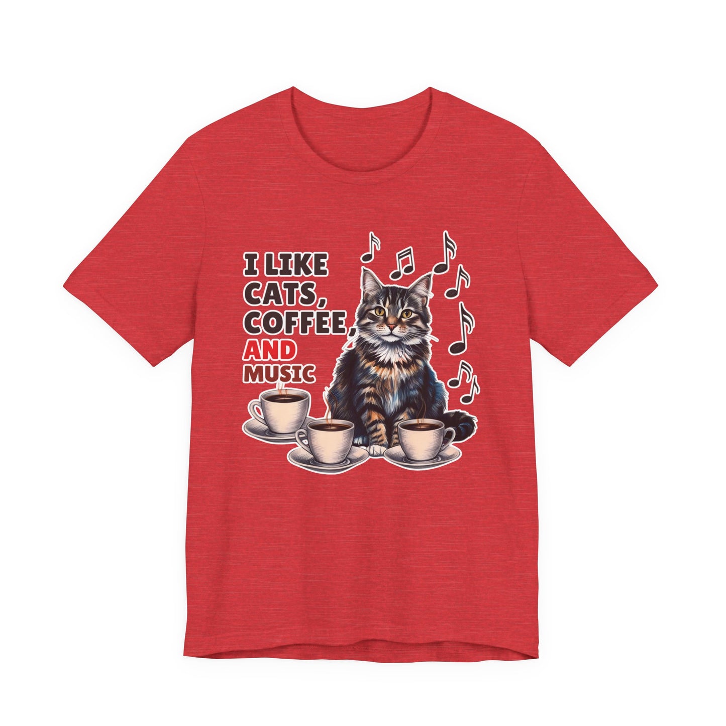 Coffee, Cats and Music II T-Shirt