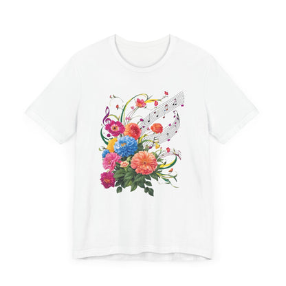 Flower and Music V T-Shirt