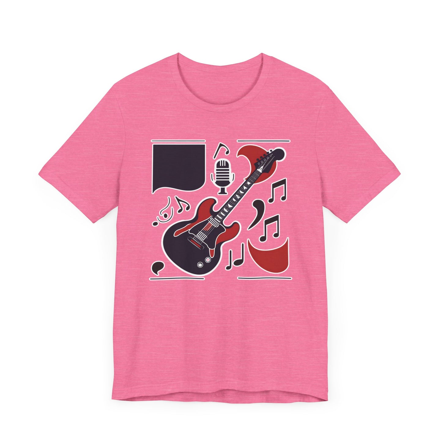 Black & Red Guitar T-Shirt