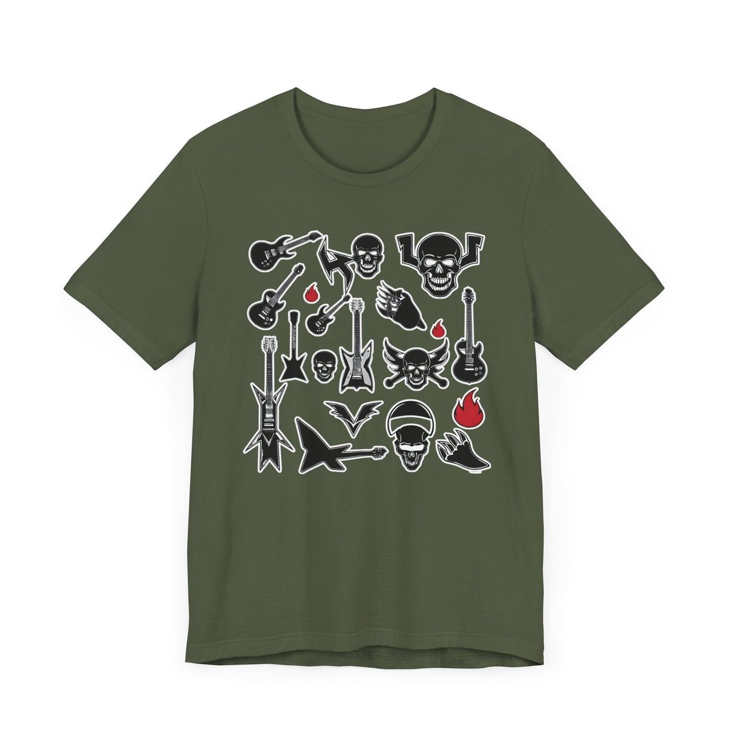 Instruments Over Skulls T-Shirt