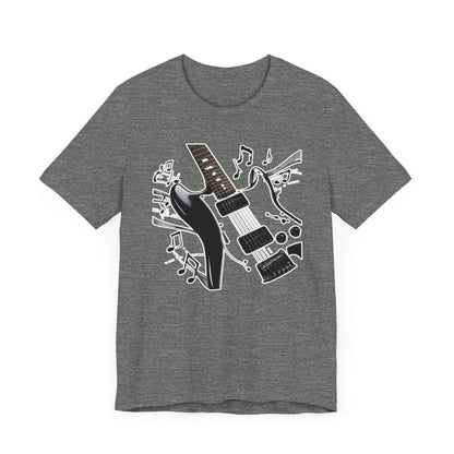 Black and White Guitar T-Shirt