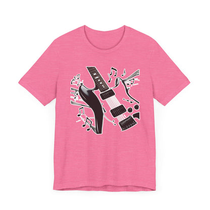 Black and White Guitar T-Shirt