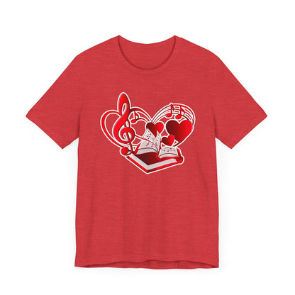 Heart, Music and Books II T-Shirt