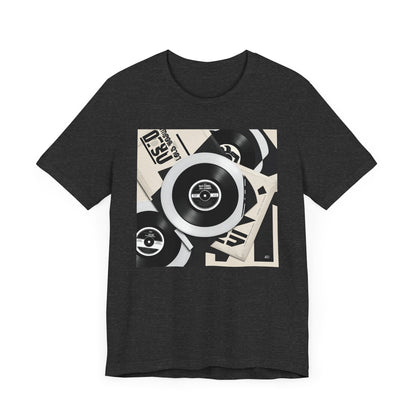 Black Vinyl Record T-Shirt
