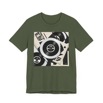 Black Vinyl Record T-Shirt