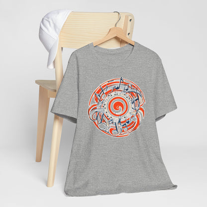 Round Music Note T-Shirt