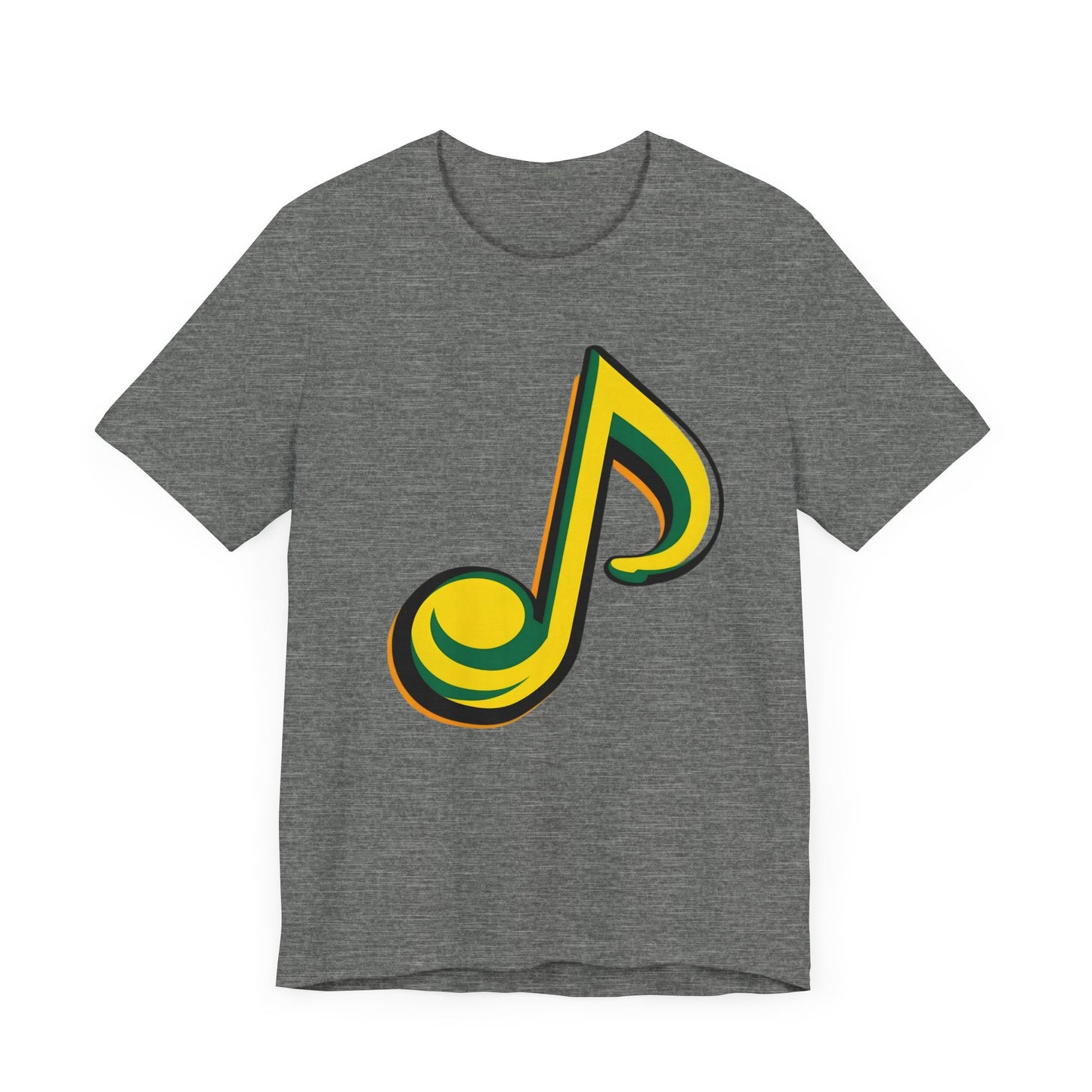 Golden Music Note T-Shirt