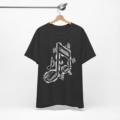 Slanted Beamed Eight Note T-Shirt