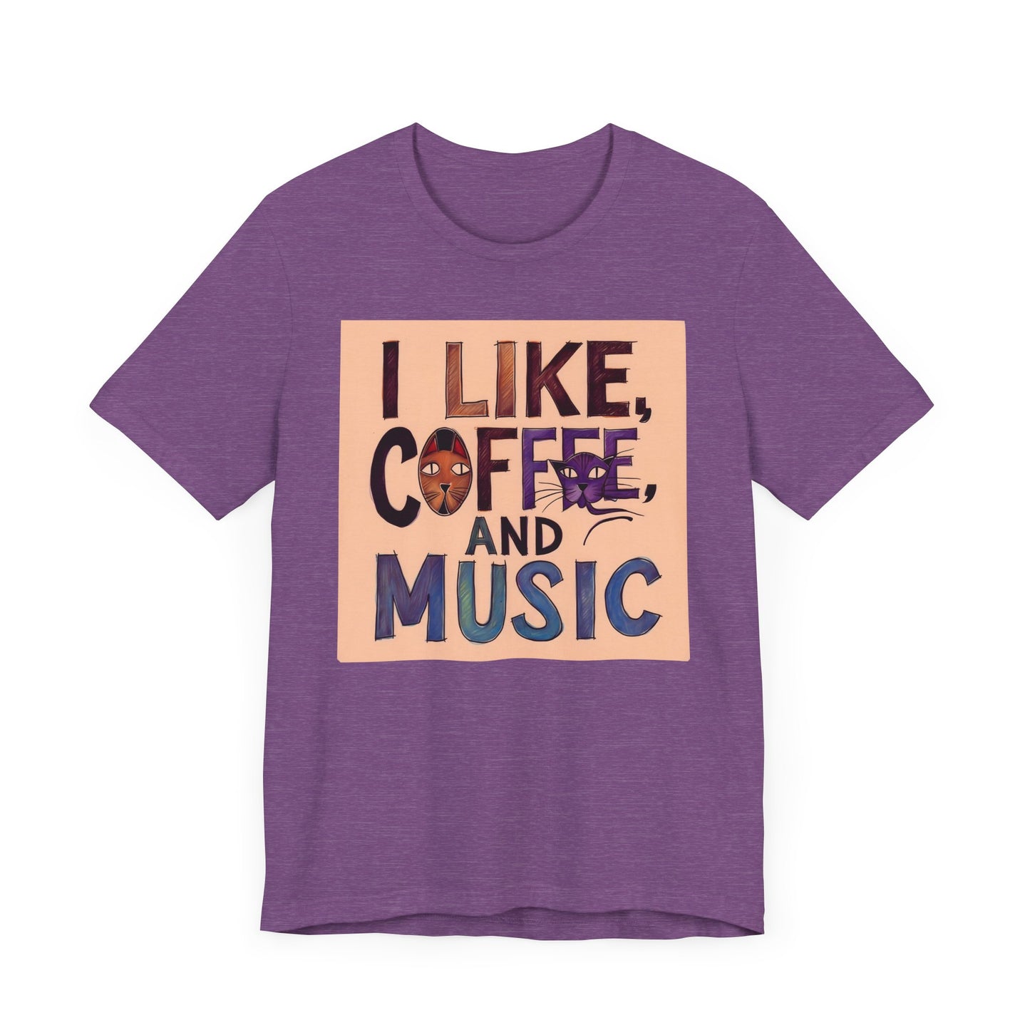Coffee, Cats and Music VI T-Shirt