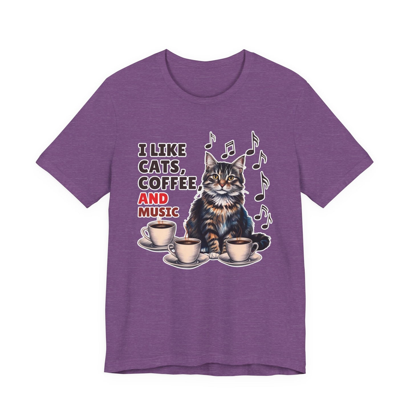 Coffee, Cats and Music II T-Shirt