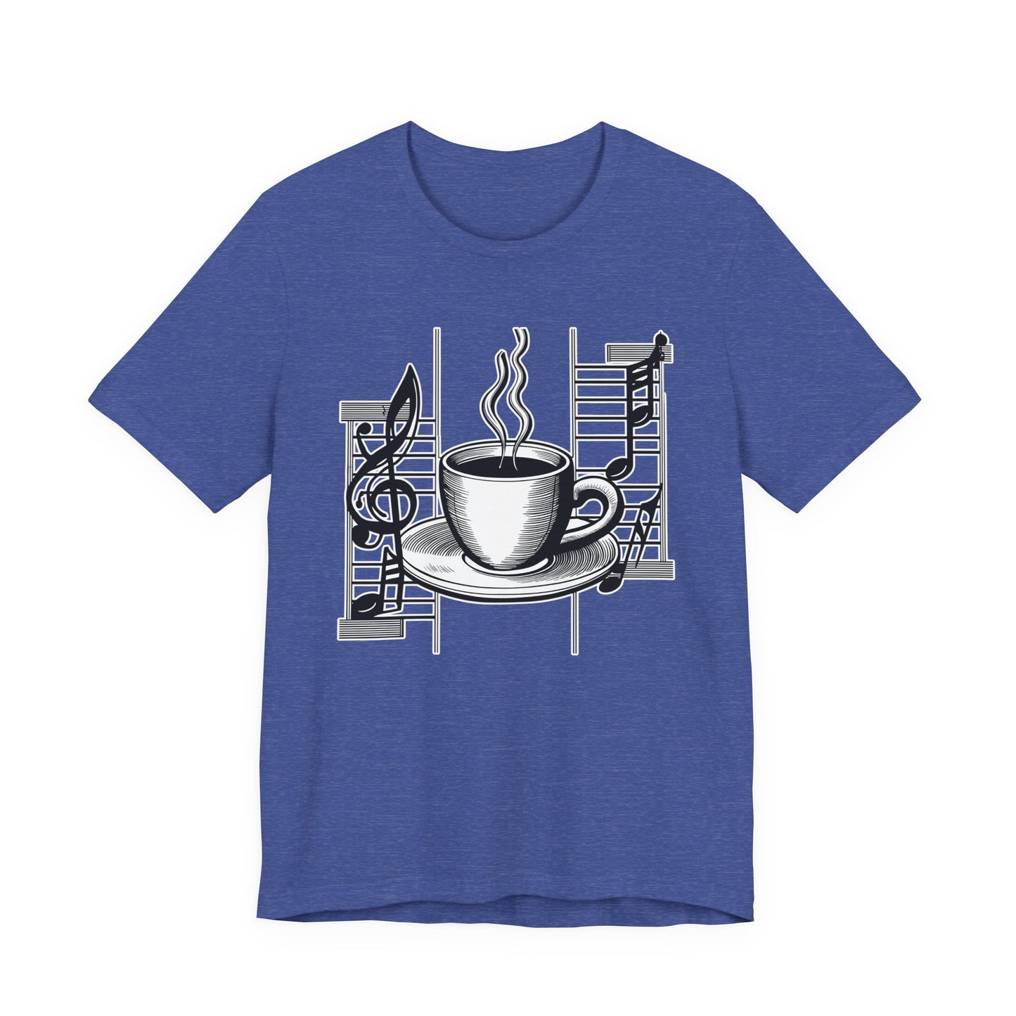 Coffee and Music Notes T-Shirt
