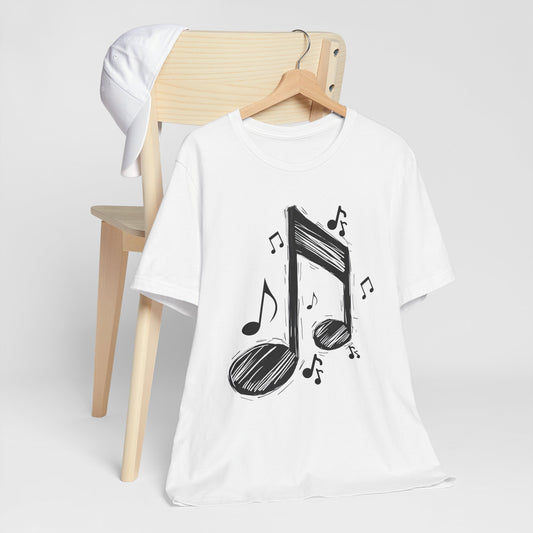 Slanted Beamed Eight Note T-Shirt