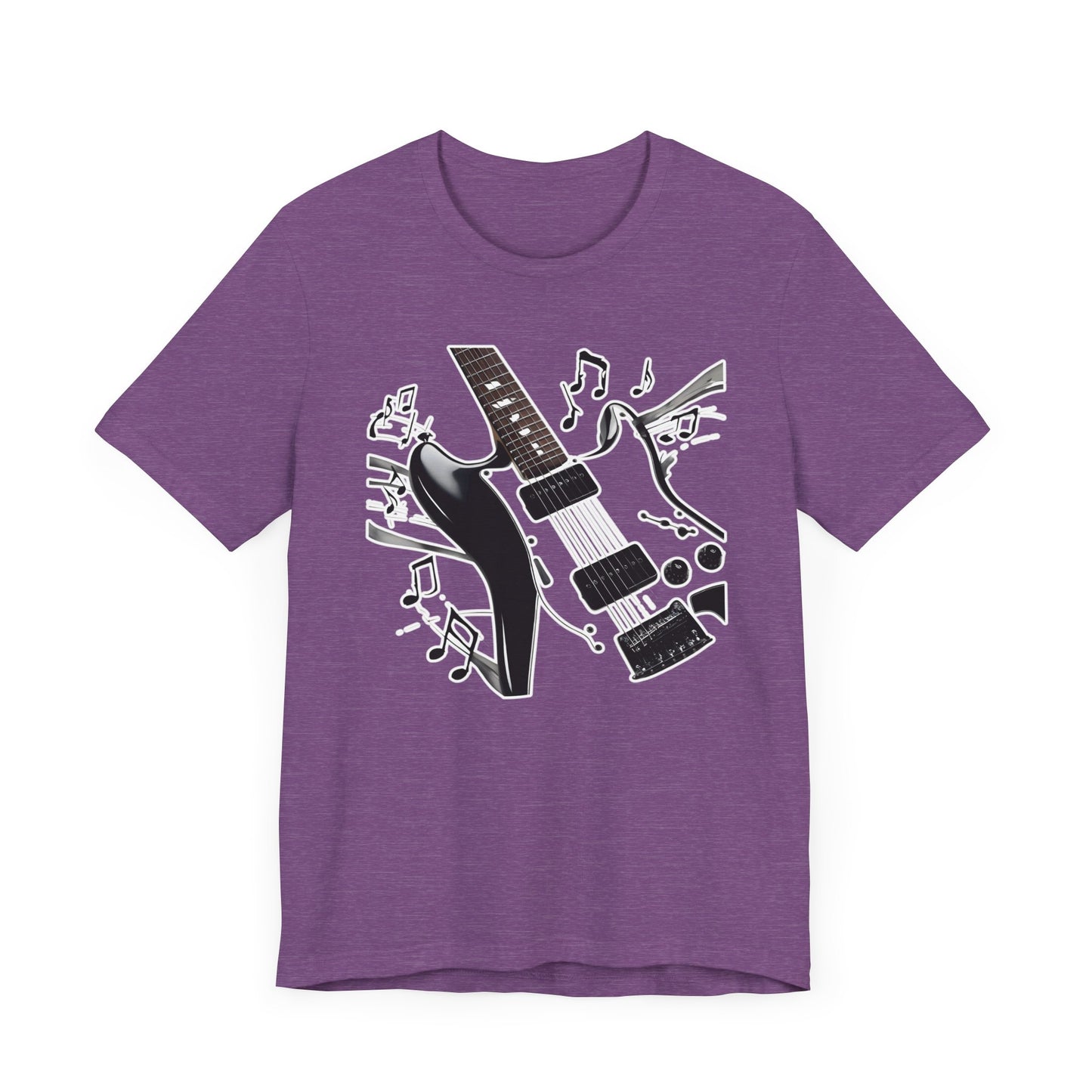 Black and White Guitar T-Shirt