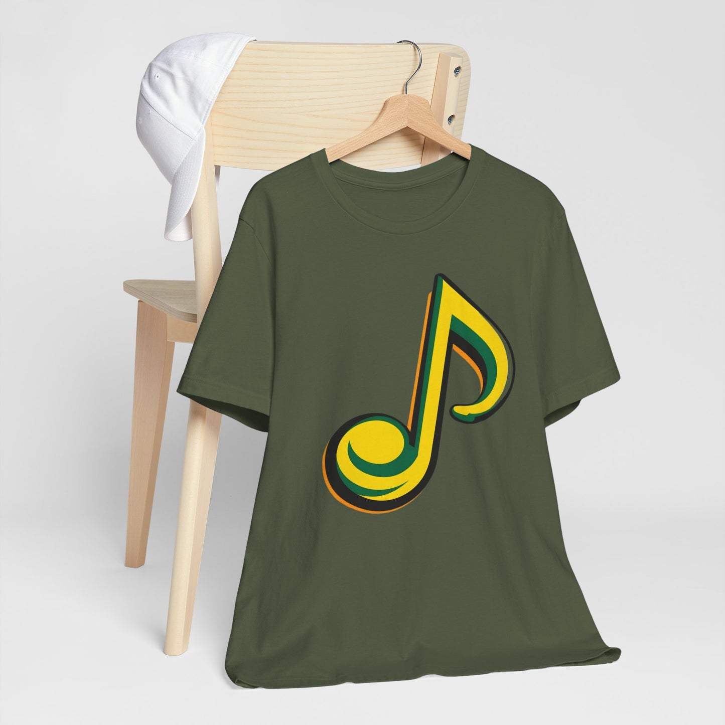 Golden Music Note T-Shirt